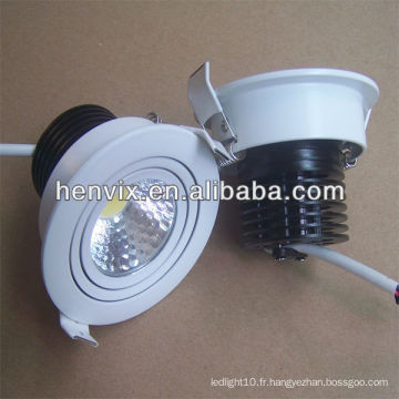 De haute qualité ajustable réglable 9w miroir downlight